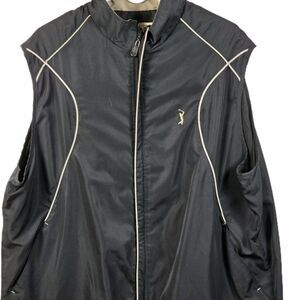 PGA Tour Men's XL Black Golf Vest‎